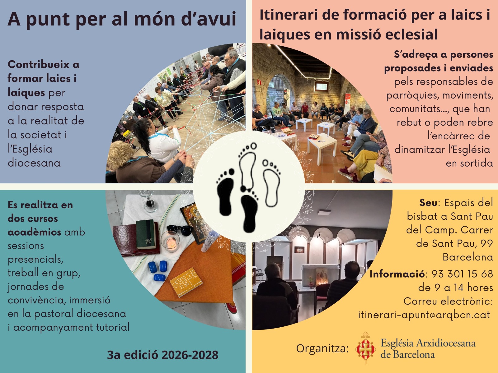 Itinerari de Formació Laical 2026-2028