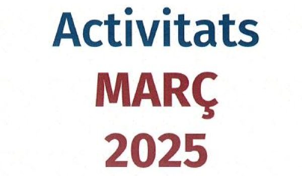 LLUÏSOS D’HORTA – Activitats Març 2025