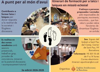 Itinerari de Formació Laical 2026-2028