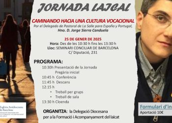 JORNADA LAÏCAL – 25 de gener – Caminando hacia una cultura vocacional