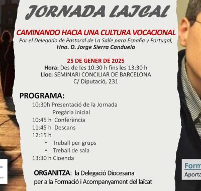 JORNADA LAÏCAL – 25 de gener – Caminando hacia una cultura vocacional